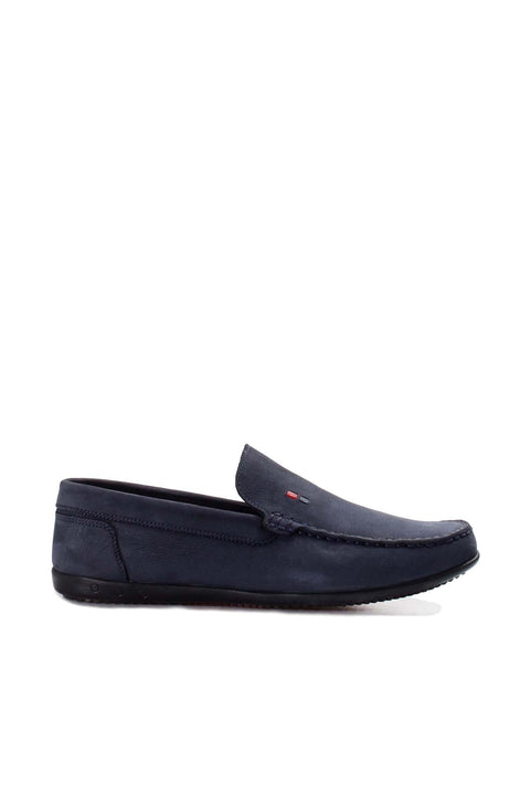 Navy Blue Loafers-Wessi