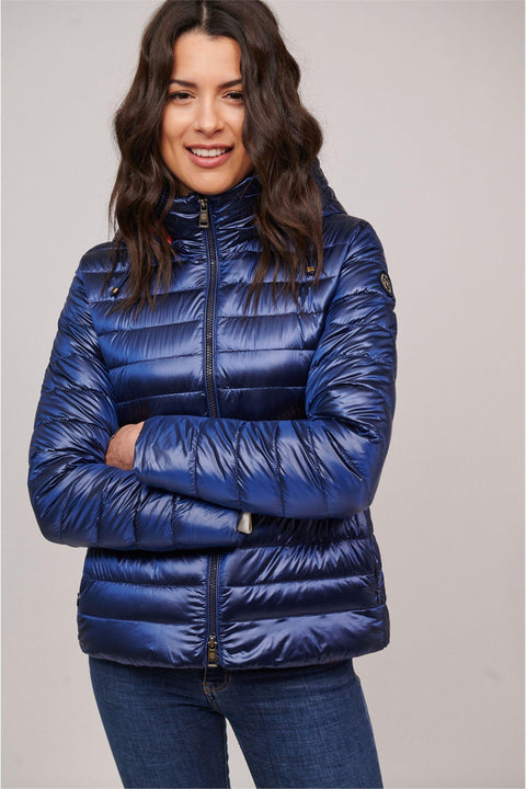 Halley New Women Puffer Jacket - Blue/Navy