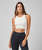 High Neck Pocket Long Bra