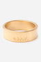 Highs and Lows Matte Gold Ring