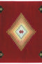 Flourish kazak Rug - Burnt Red / Brown / Peach / Mellow Yellow