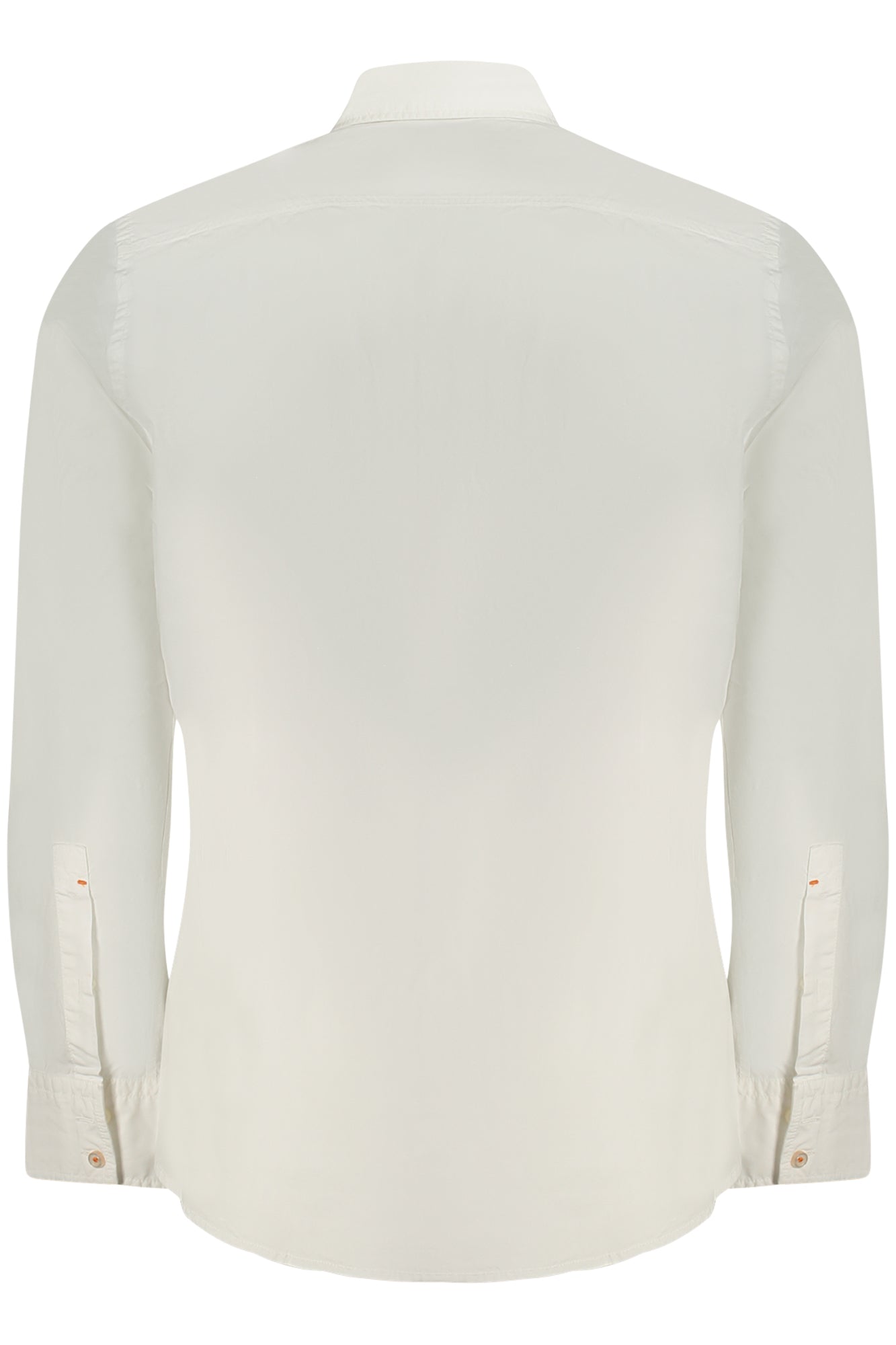 Long Sleeve Cotton Shirt Men White Breathable