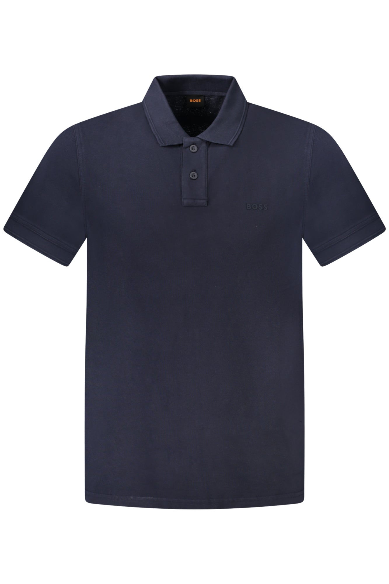 Blue Cotton Polo Short Sleeve Breathable Summer