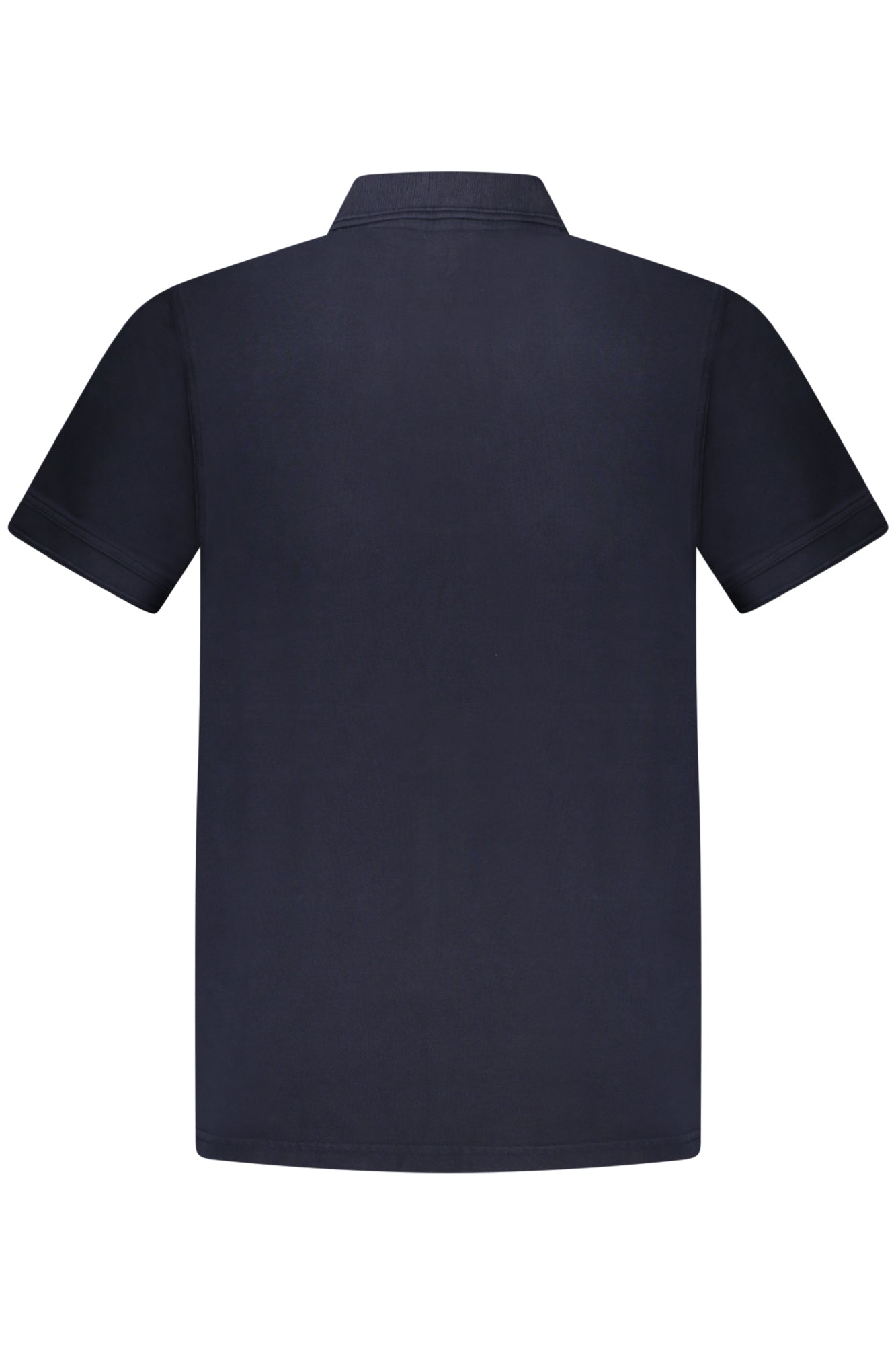 Blue Cotton Polo Short Sleeve Breathable Summer