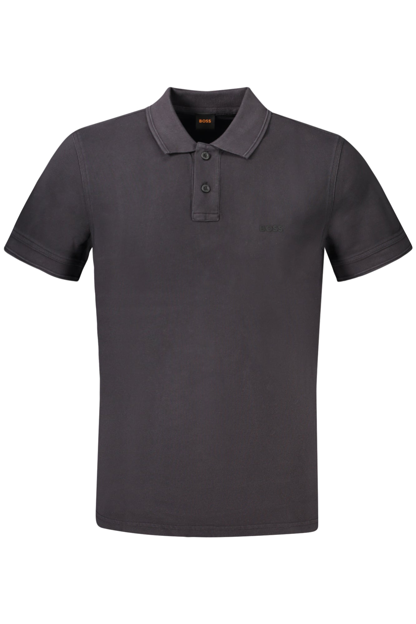 Black Polo Short Sleeve Cotton Breathable