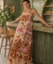 PALM OASIS WOVEN MAXI DRESS