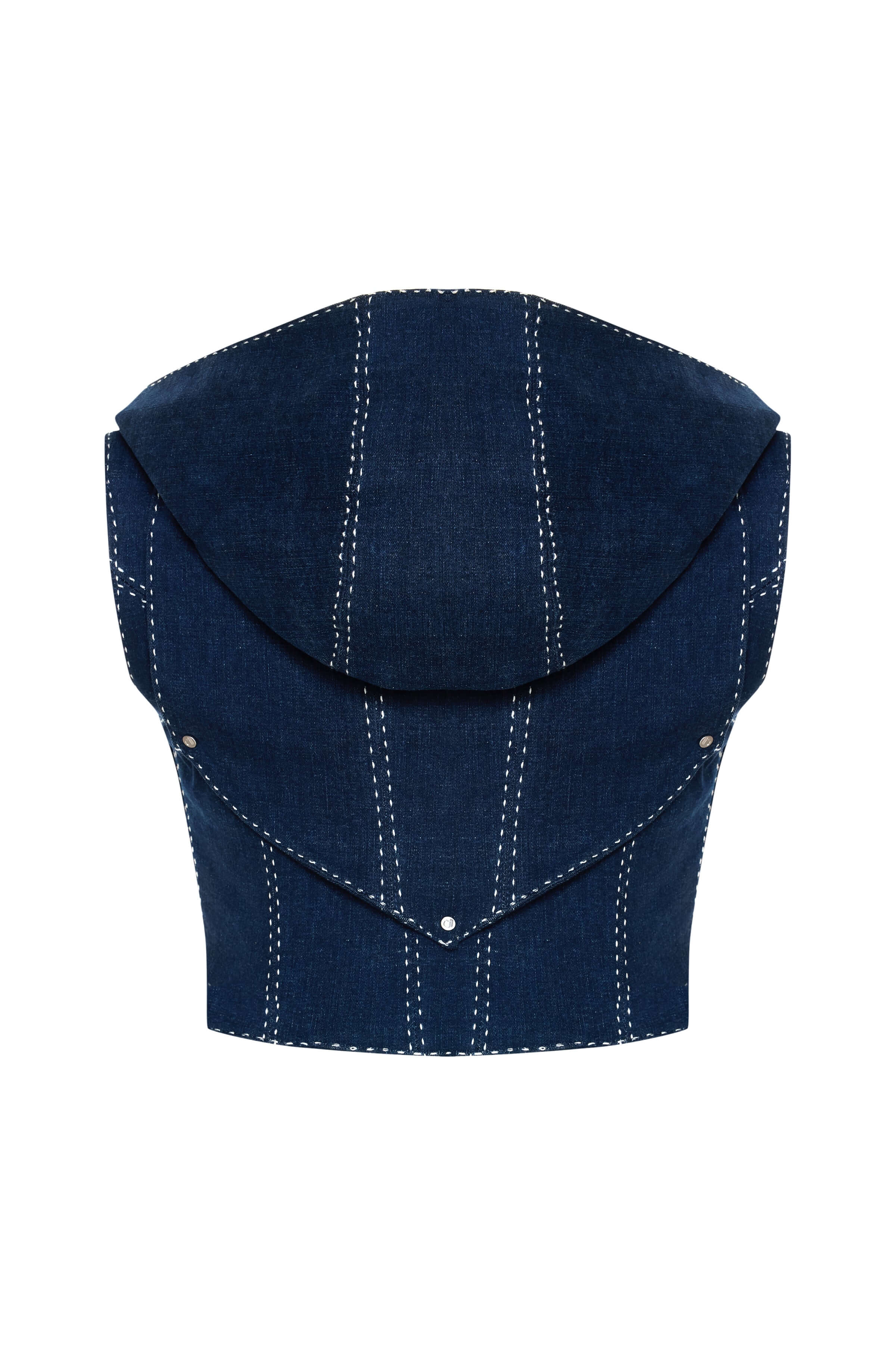 Jendue Lia Denim Top - Stylish Denim Vest