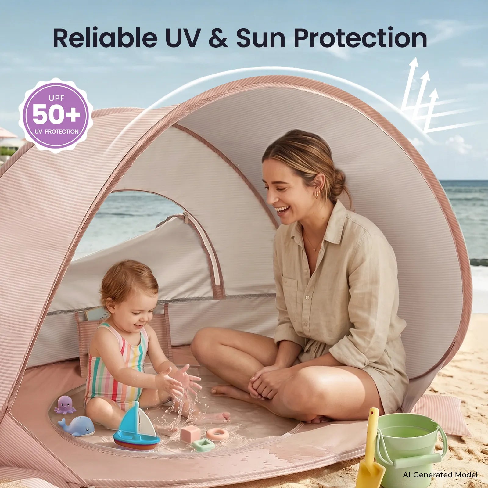 Tiny Land® 3-in-1 Baby Beach Tent