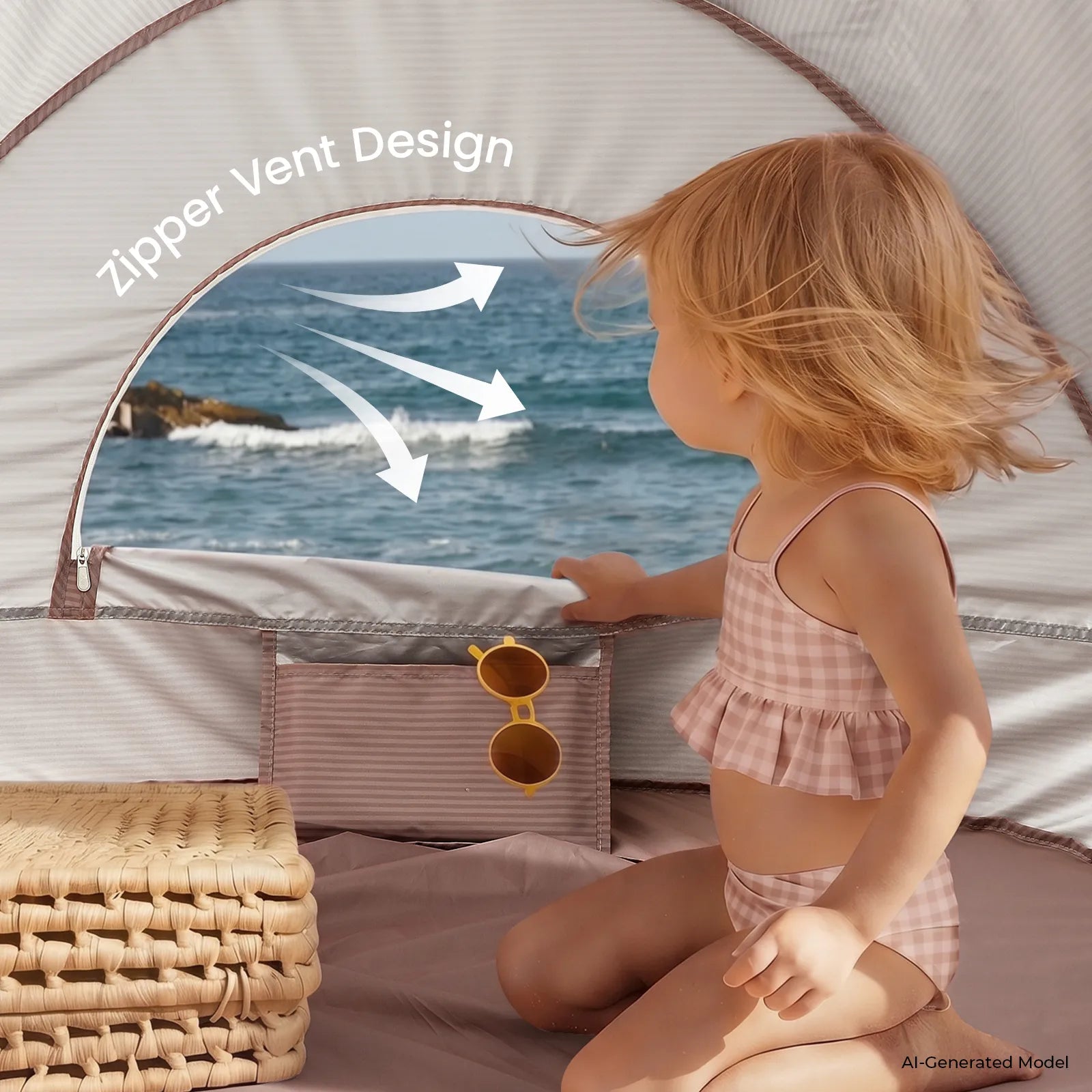 Tiny Land® 3-in-1 Baby Beach Tent