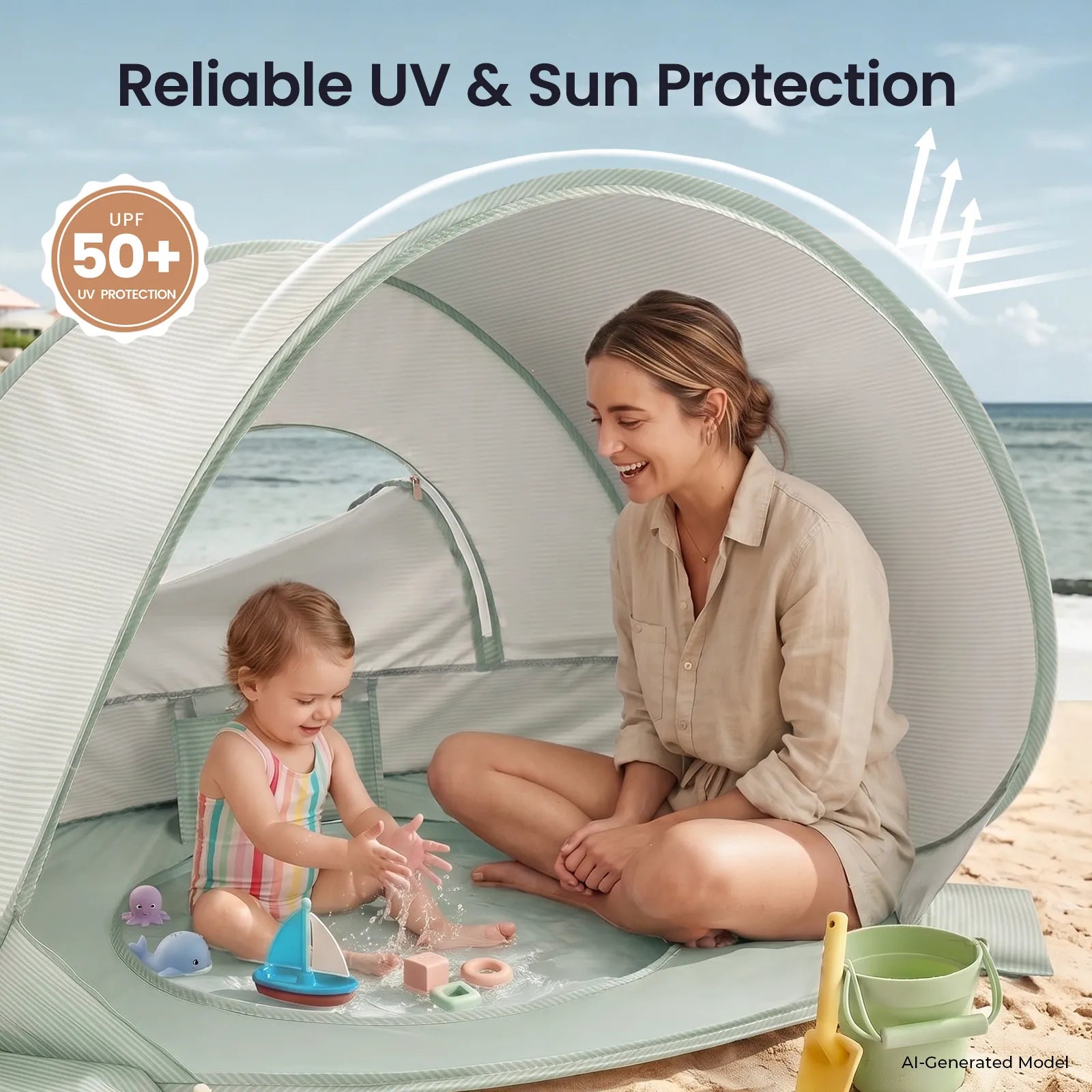 Tiny Land® 3-in-1 Baby Beach Tent