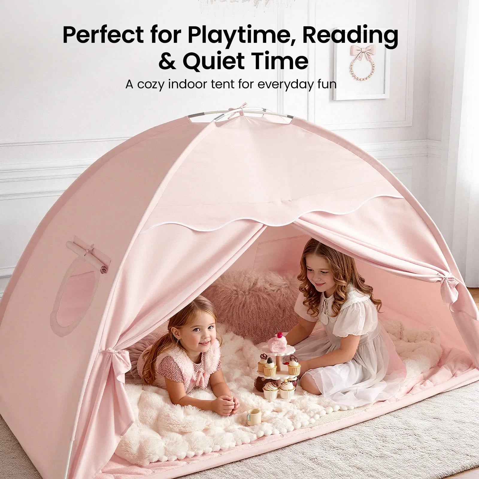 Tiny Land® Versatile Kids Bed Tent & Play Tent
