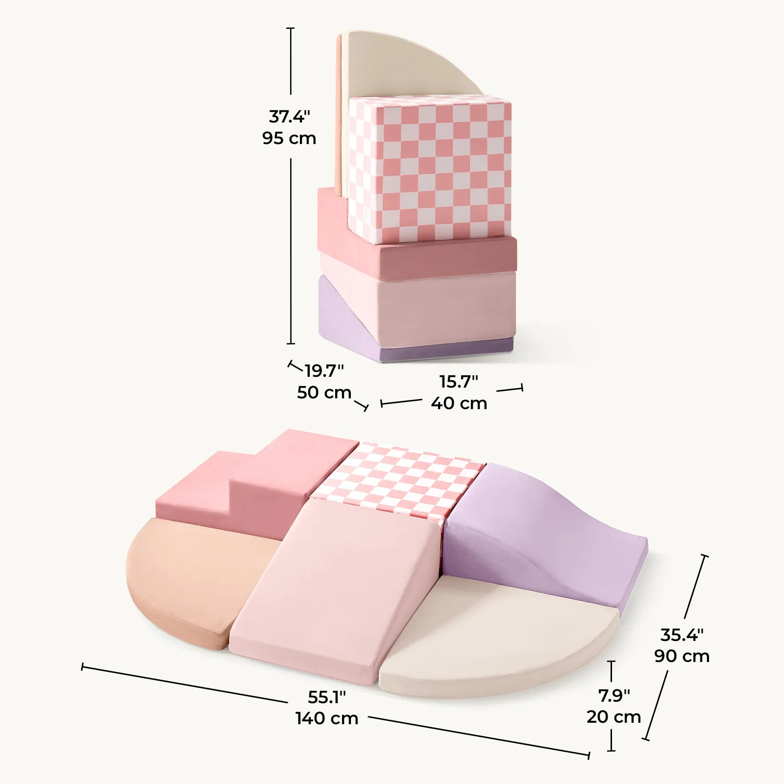 Tiny Land® PlayNest Climbing Blocks - Violet