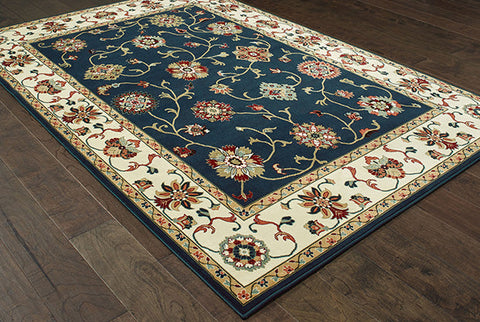 Medalia Kashan Rug Yellow/Black/Green/Red