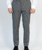 Black & White Checkered Fabric Trousers – Wessi