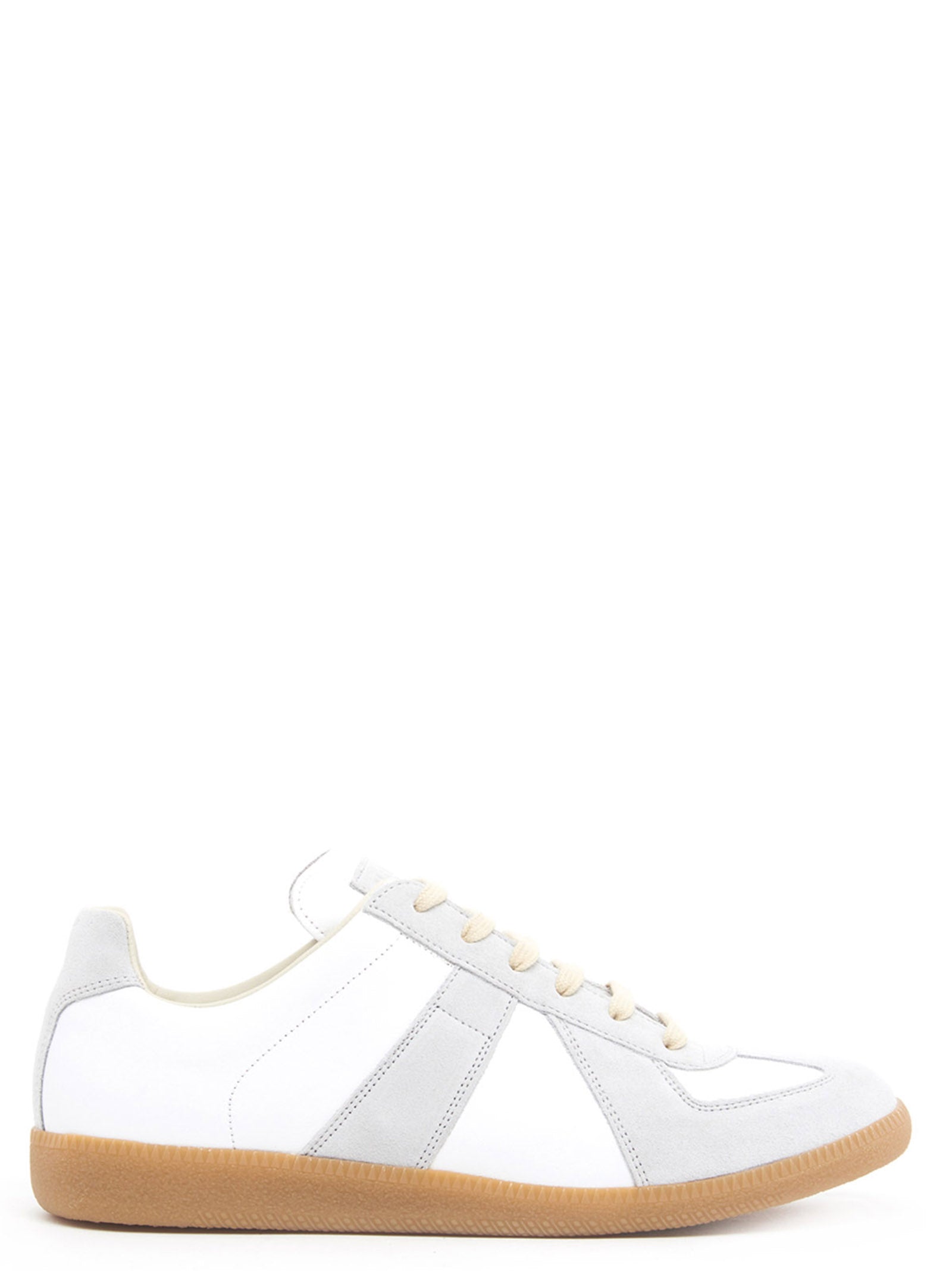 Leather and Suede Lace-Up Sneakers for Everyday Comfort