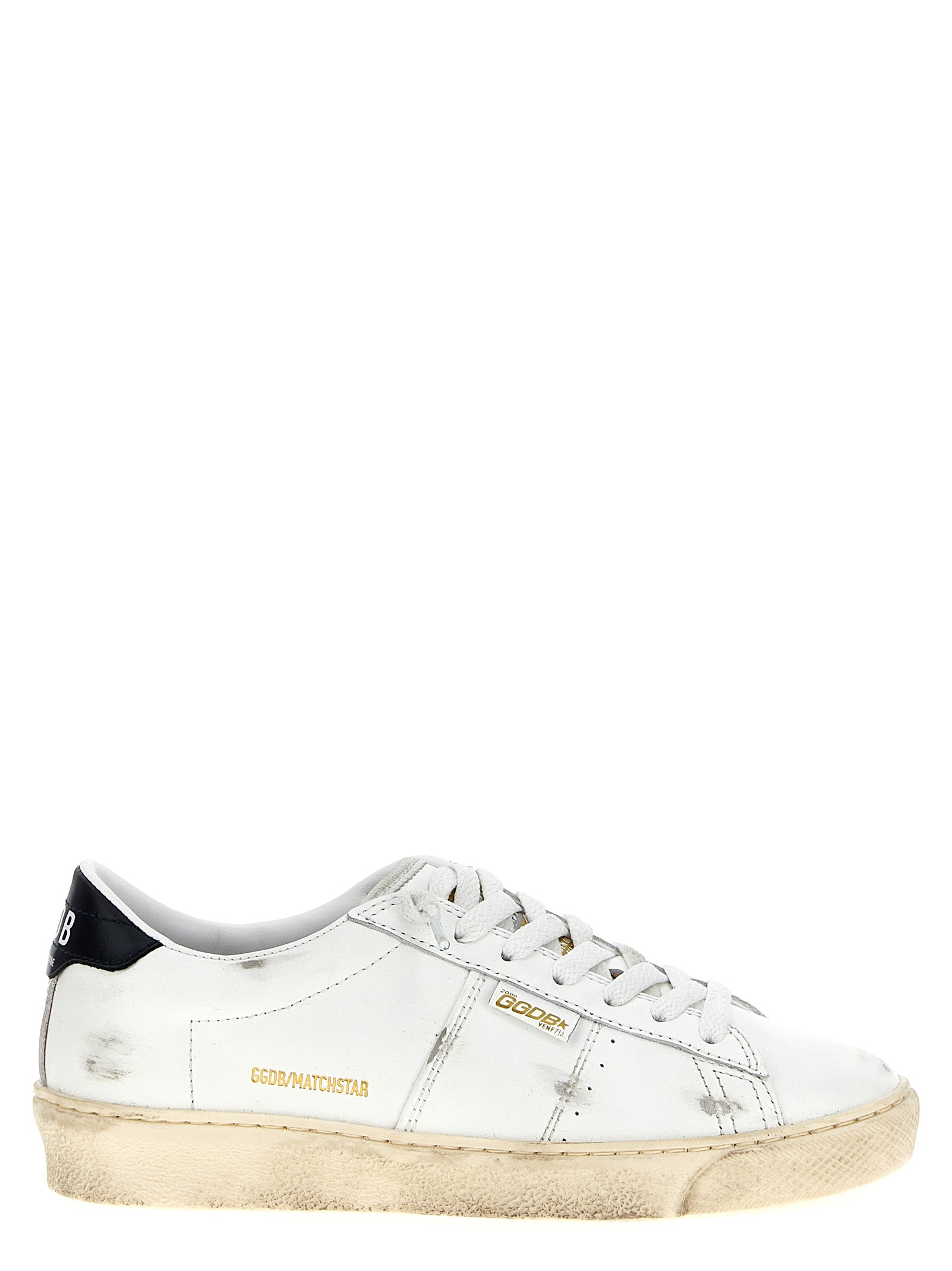 Leather Sneakers with Comfortable Rubber Sole