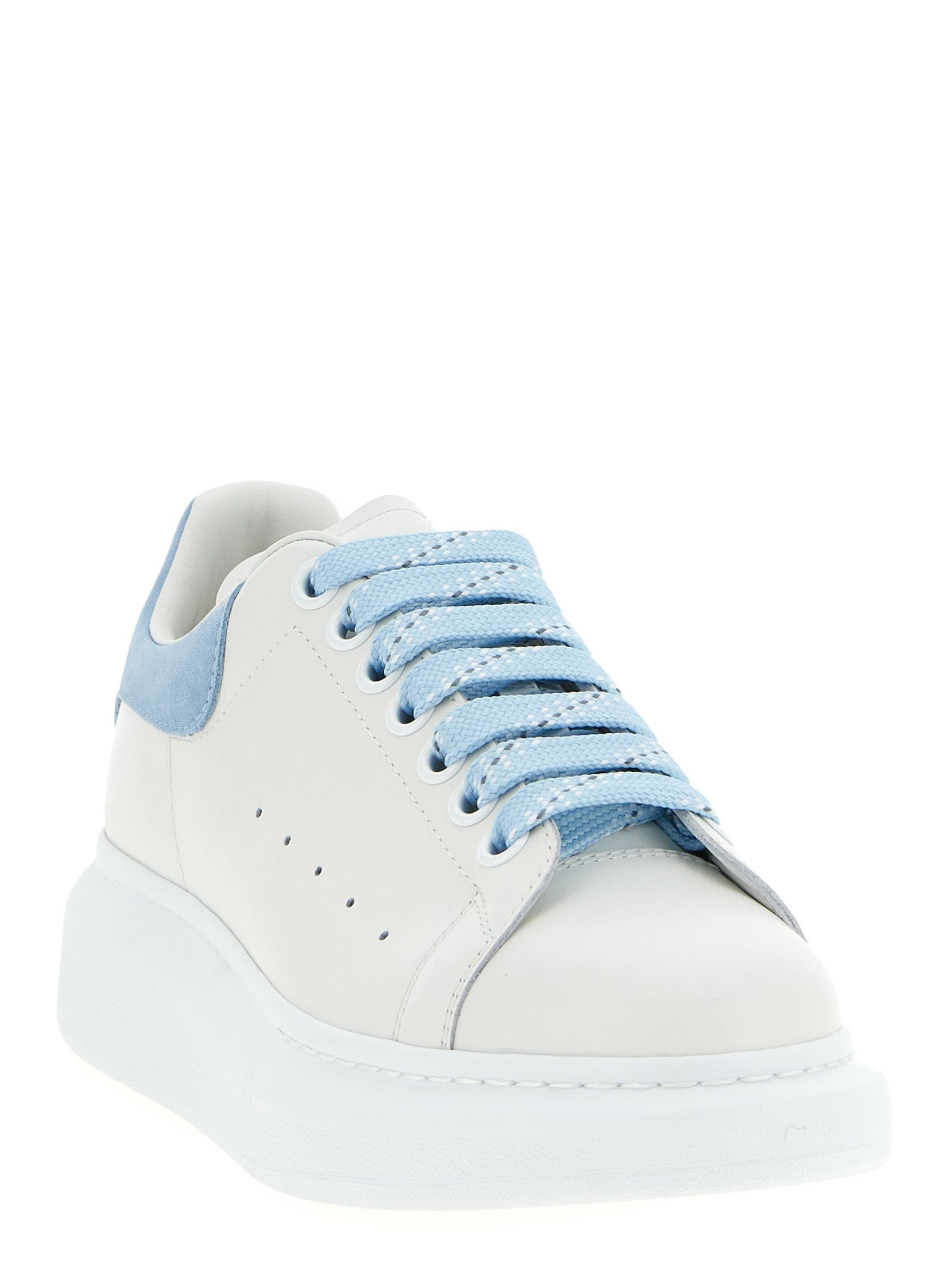 Leather Sneakers with Suede Heel for Comfort and Everyday Wear