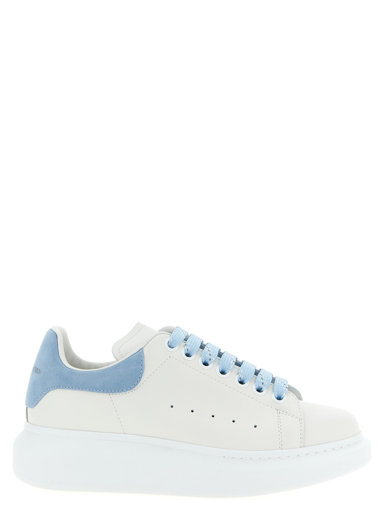 Leather Sneakers with Suede Heel for Comfort and Everyday Wear