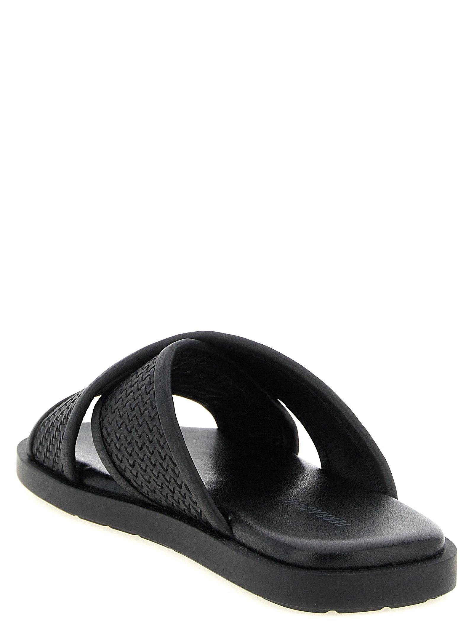 Leather Summer Sandals with Padded Comfort Insole