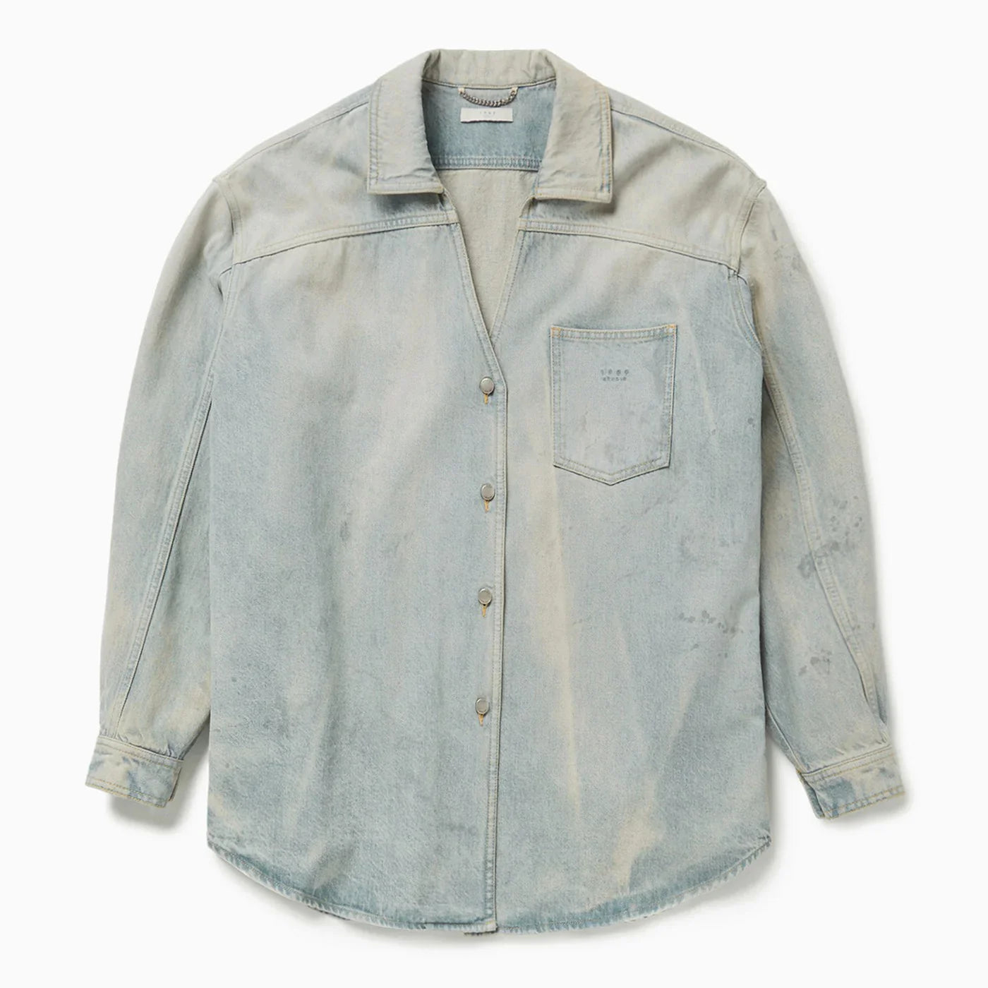 Light Blue Denim Overshirt for Everyday Comfort