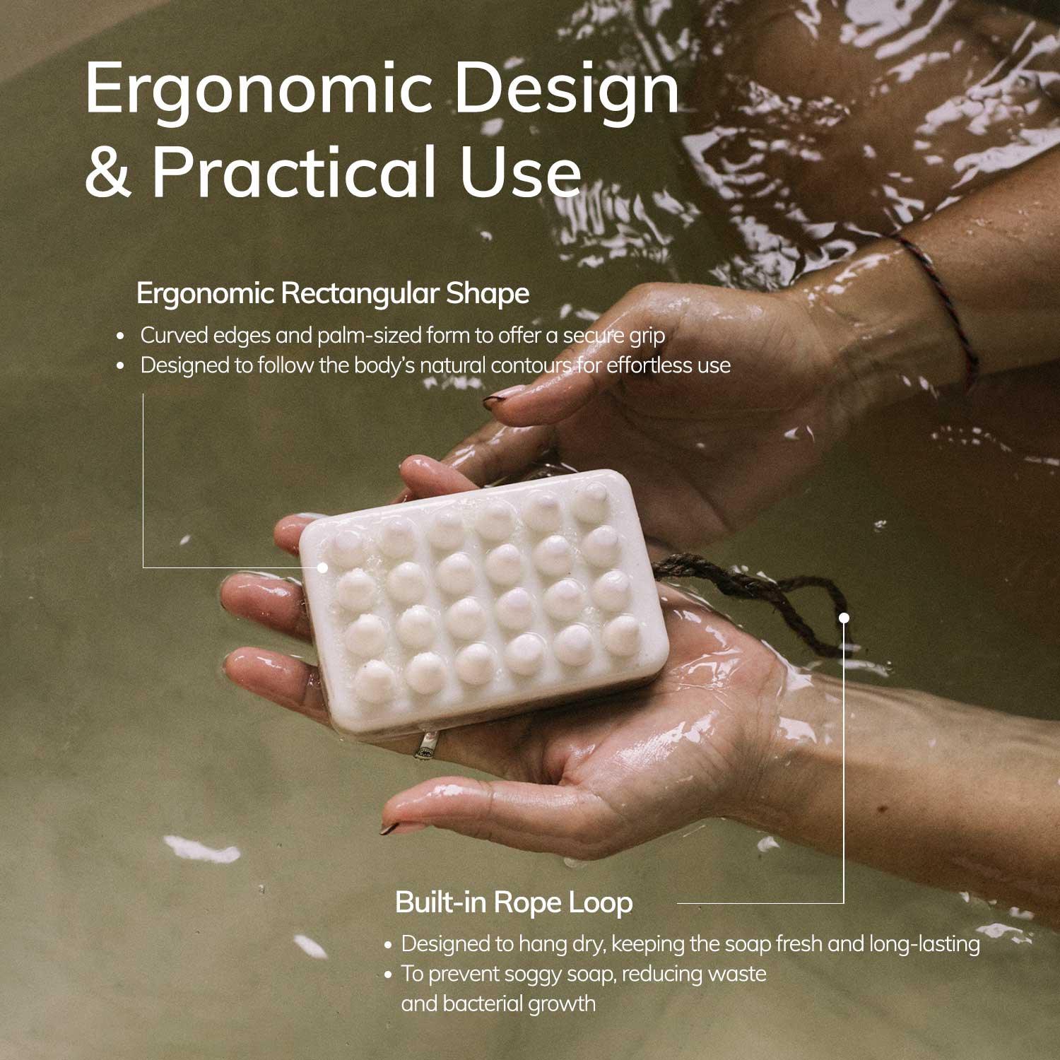 LIMITED Palo Santo Exfoliating Massage Bar Soap - Hand-wrapped Version