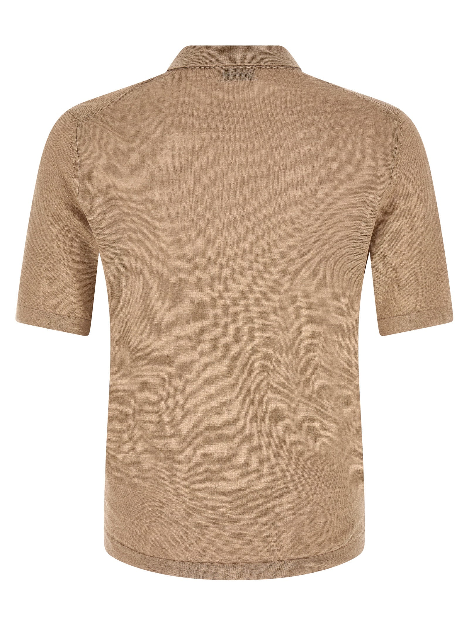 Linen Cotton Argyle Polo Shirt for Summer Comfort