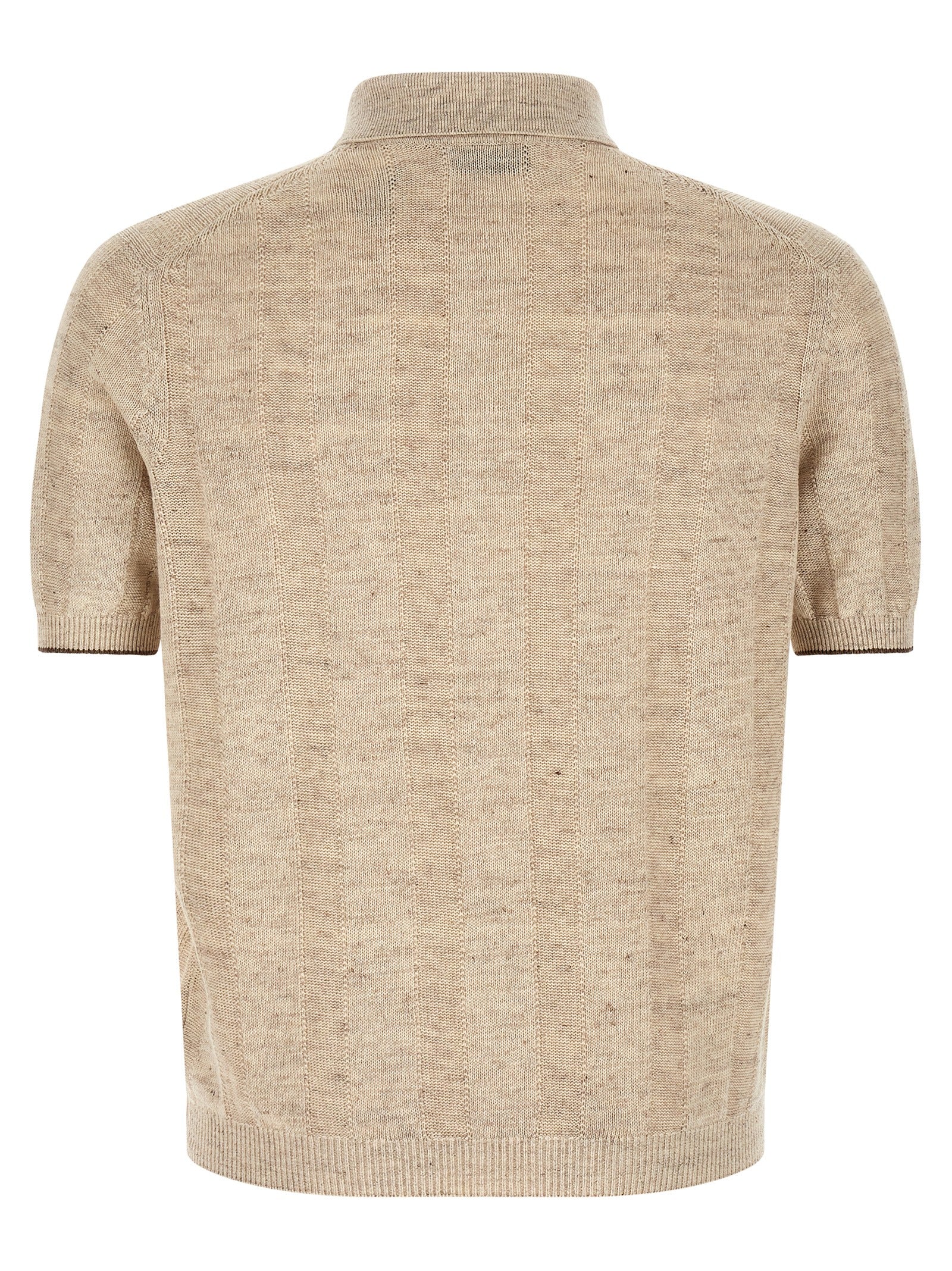 Linen Cotton Ribbed Shirt for Summer Comfort