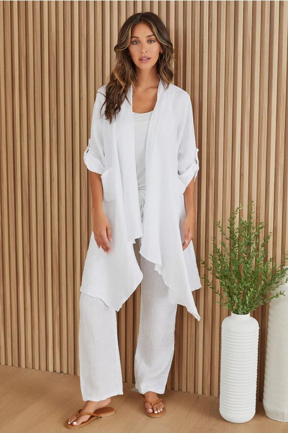 Linen Drawstring Pants