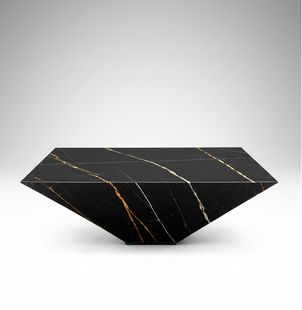 Luxe Prism Marble Coffee Table