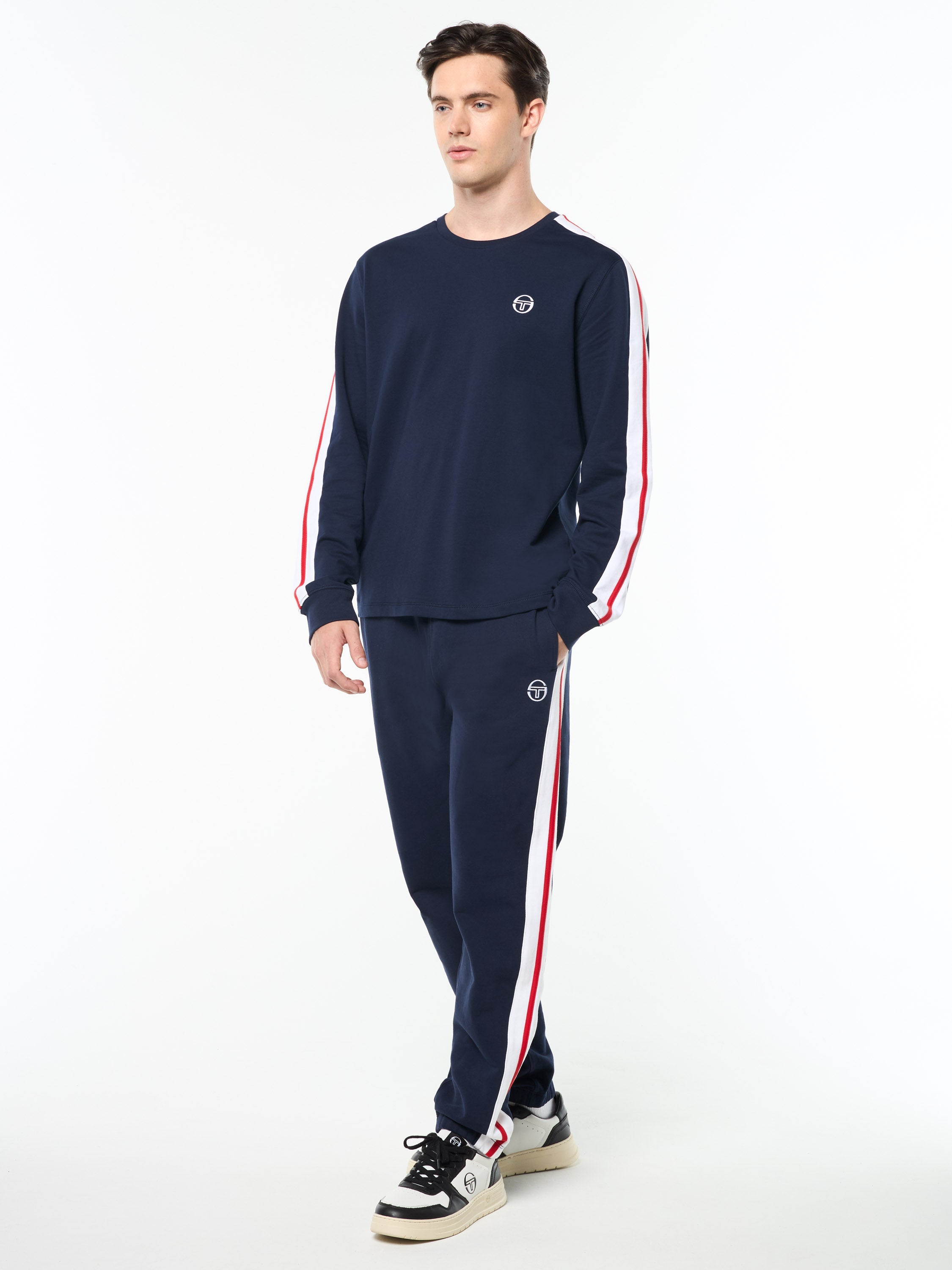 Macchina Long Sleeve T-Shirt- Maritime Blue