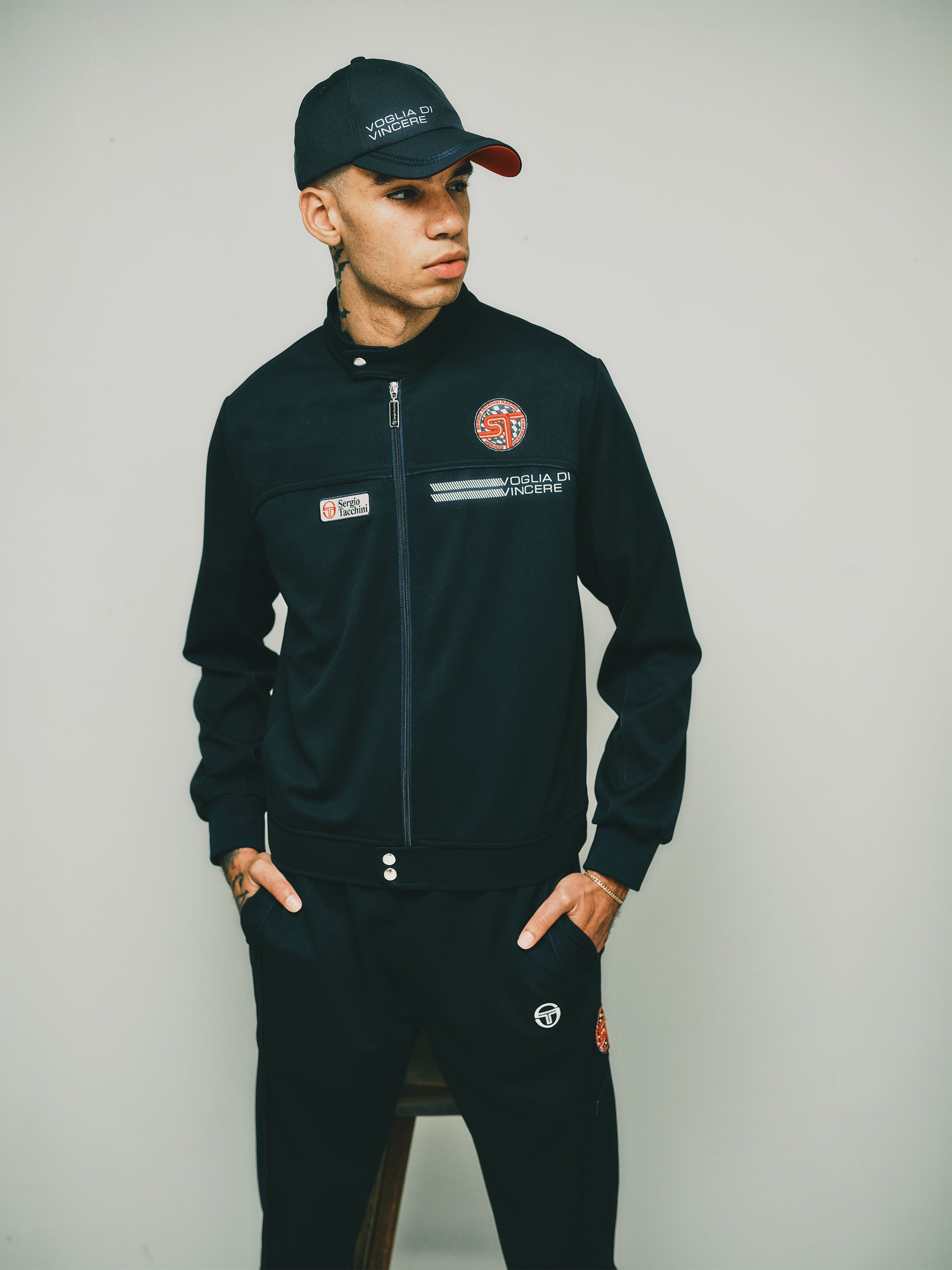 Macchina Track Jacket- Maritime Blue