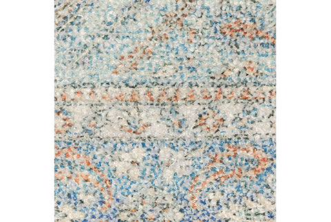 Medalia Malabar Rug Blue/Orange