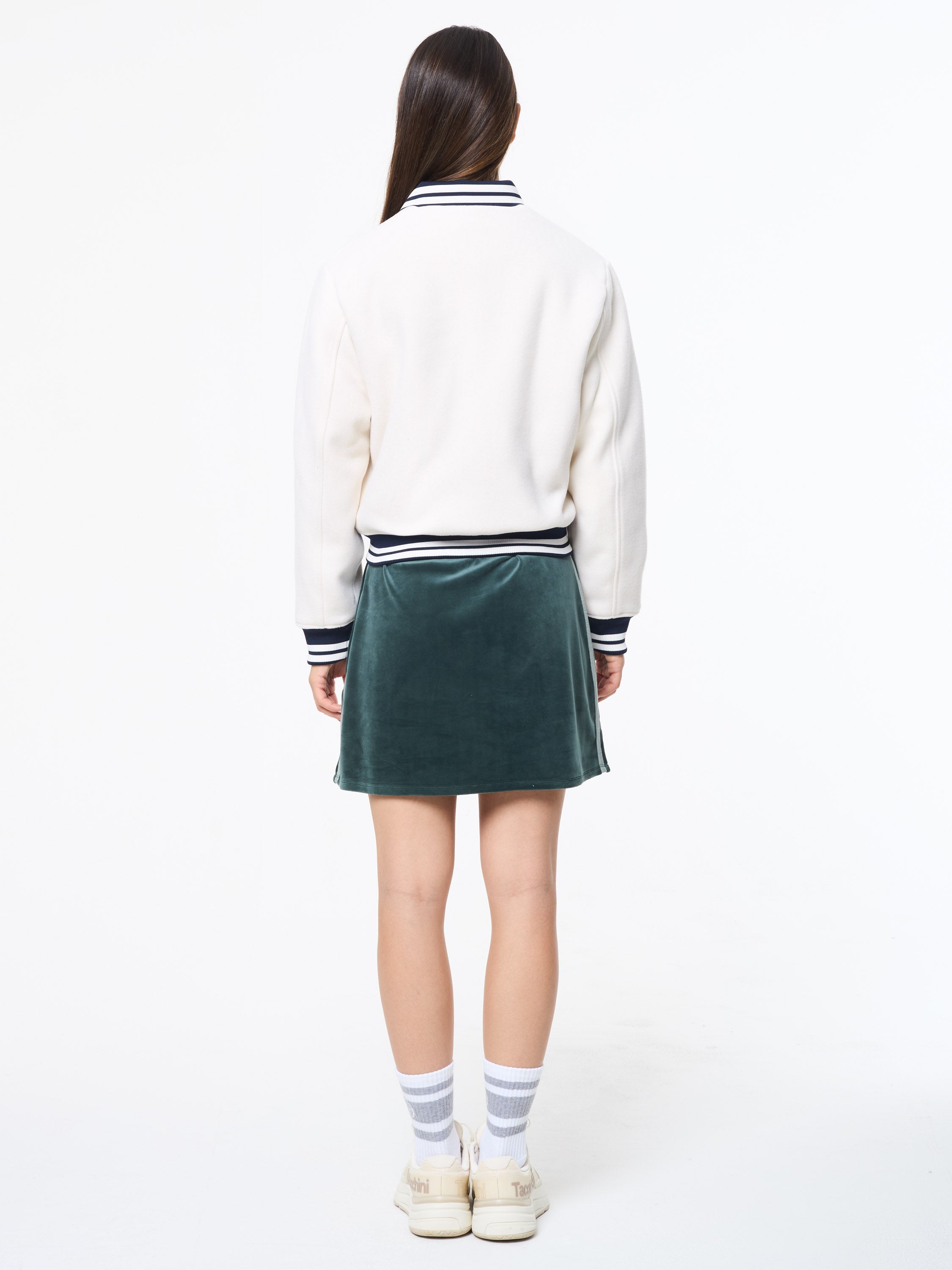 Marisa Varsity Jacket- Gardenia