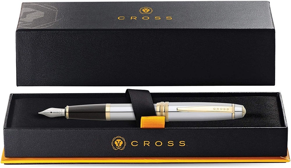 Bailey™ Medalist® Stainless Steel Medium Nib Fountain Pen