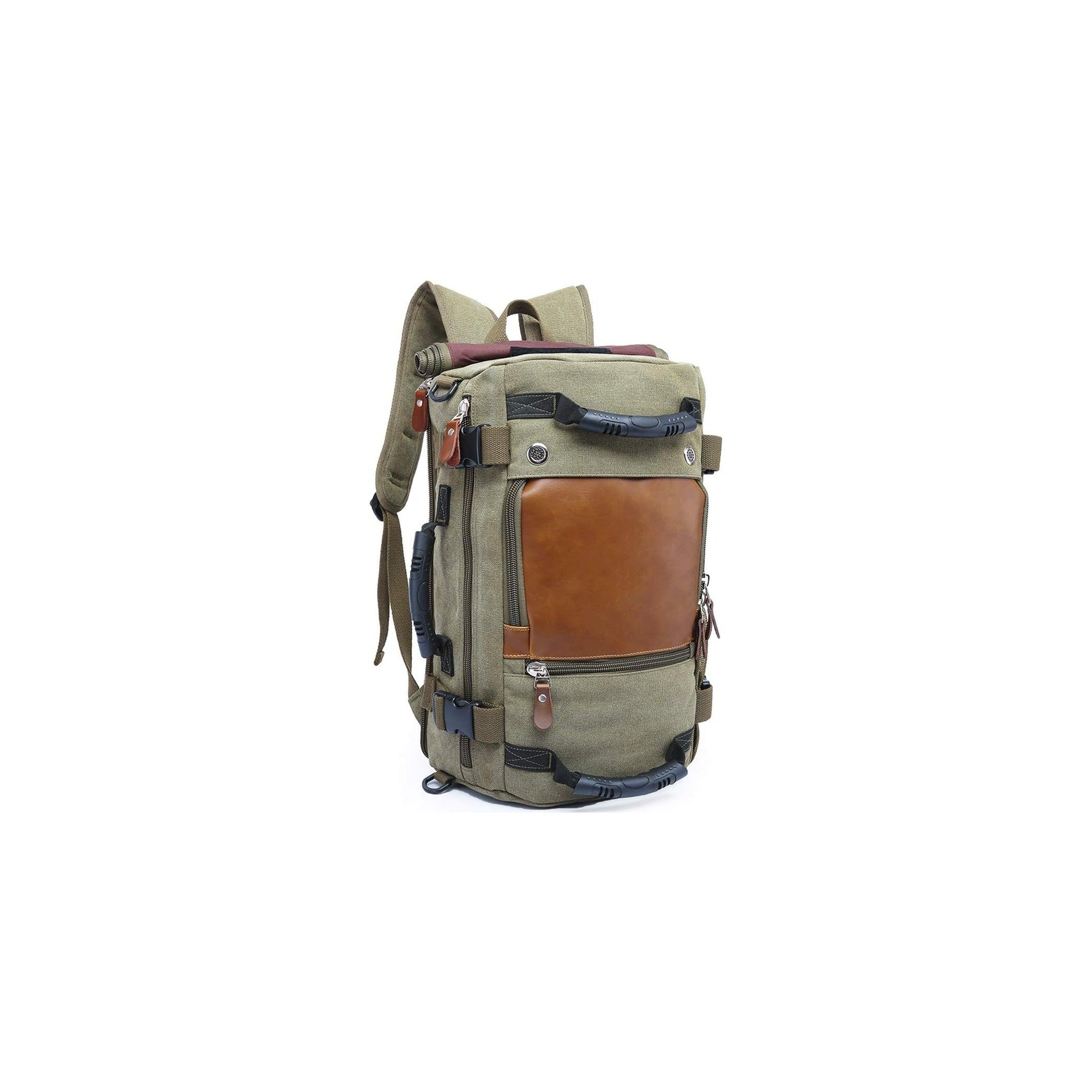 Men's Canvas Backpack – Convertible Work Carry