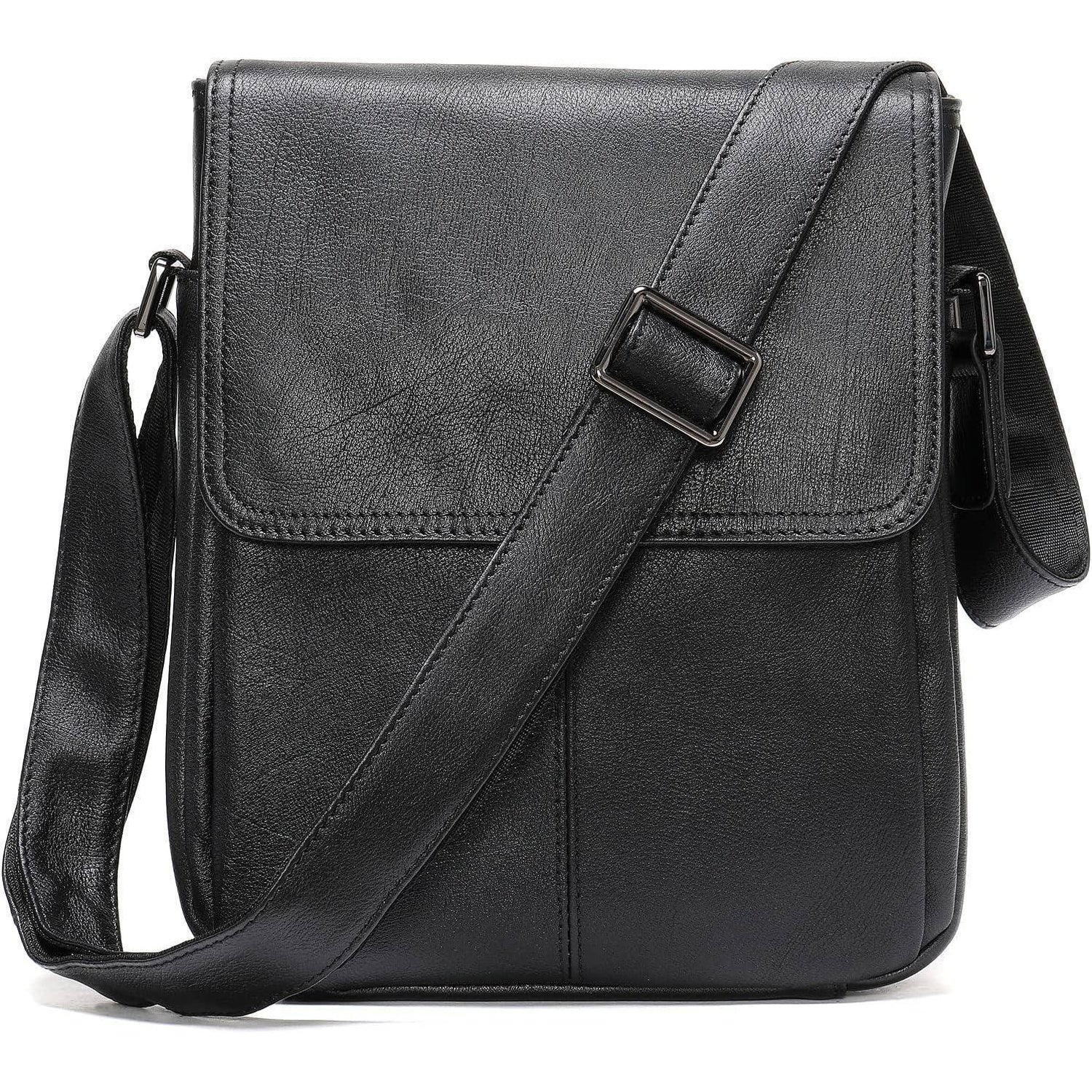 Men's Full-Grain Leather Sling Bag – Refined Business Carry