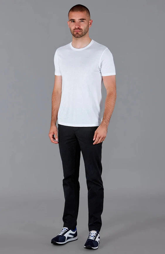 Mens Heavyweight Fitted Supima Cotton T-Shirt White