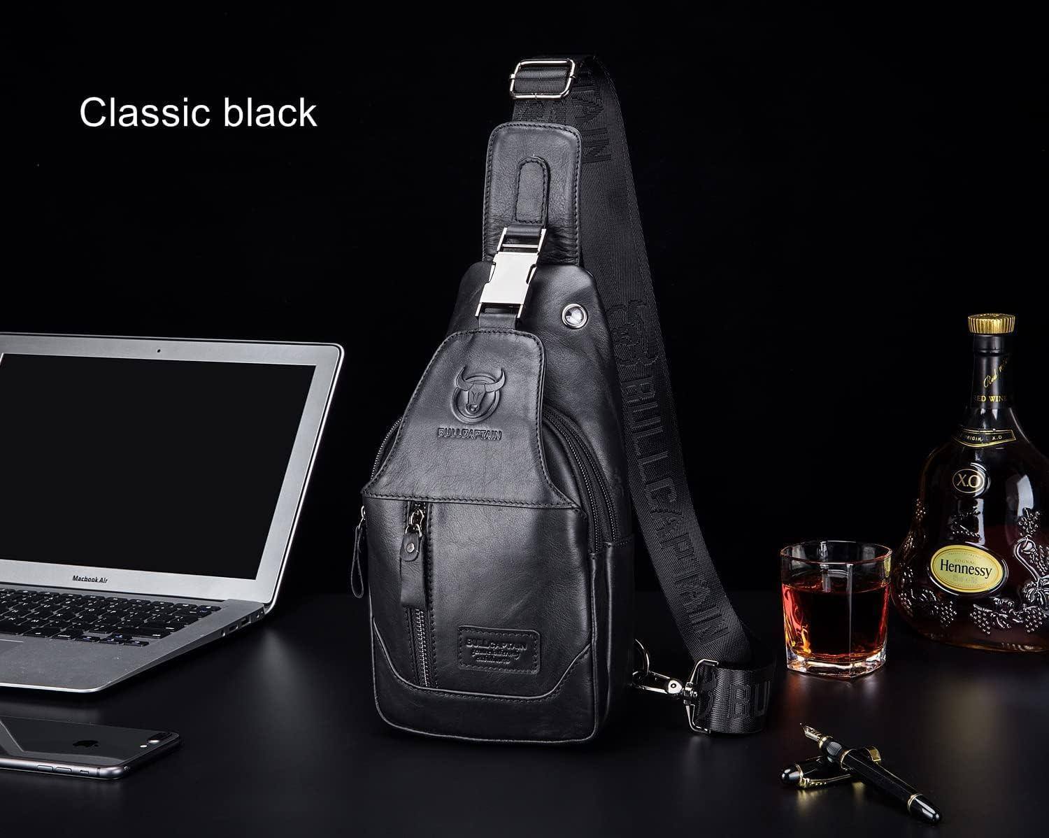 Men's Vegan Leather Sling – Refined Daily Carry