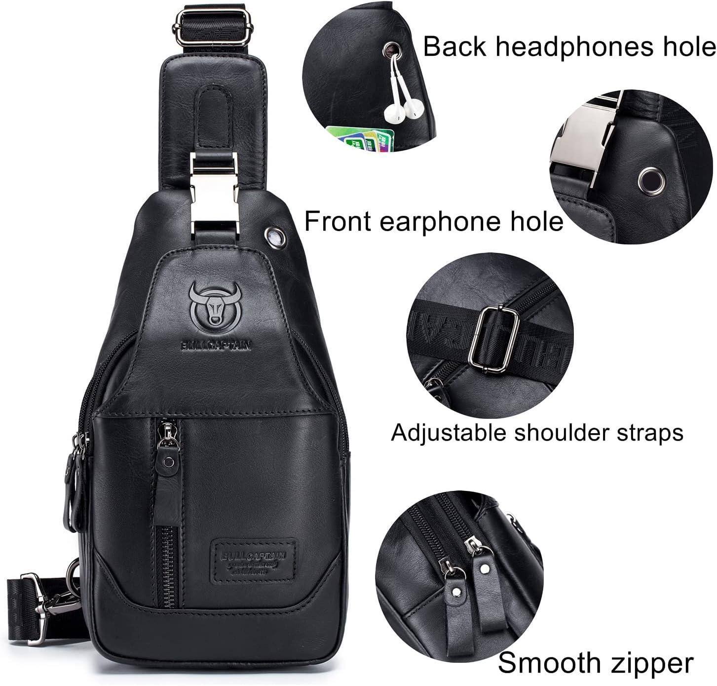 Men's Vegan Leather Sling – Refined Daily Carry