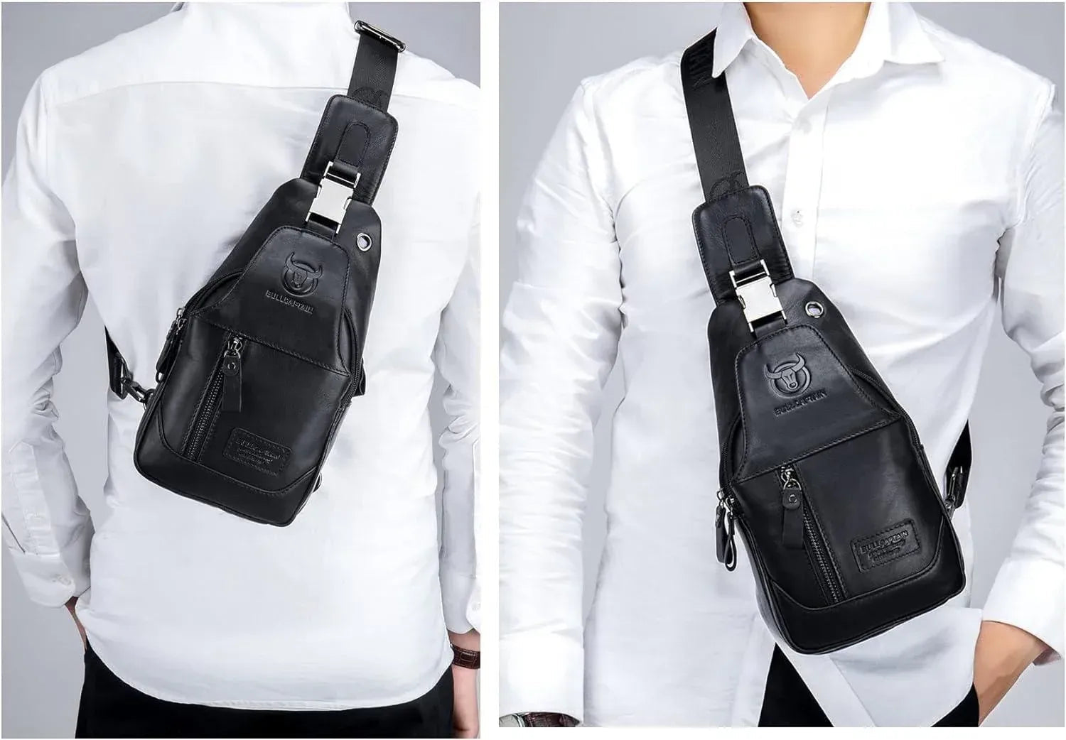 Men's Vegan Leather Sling – Refined Daily Carry