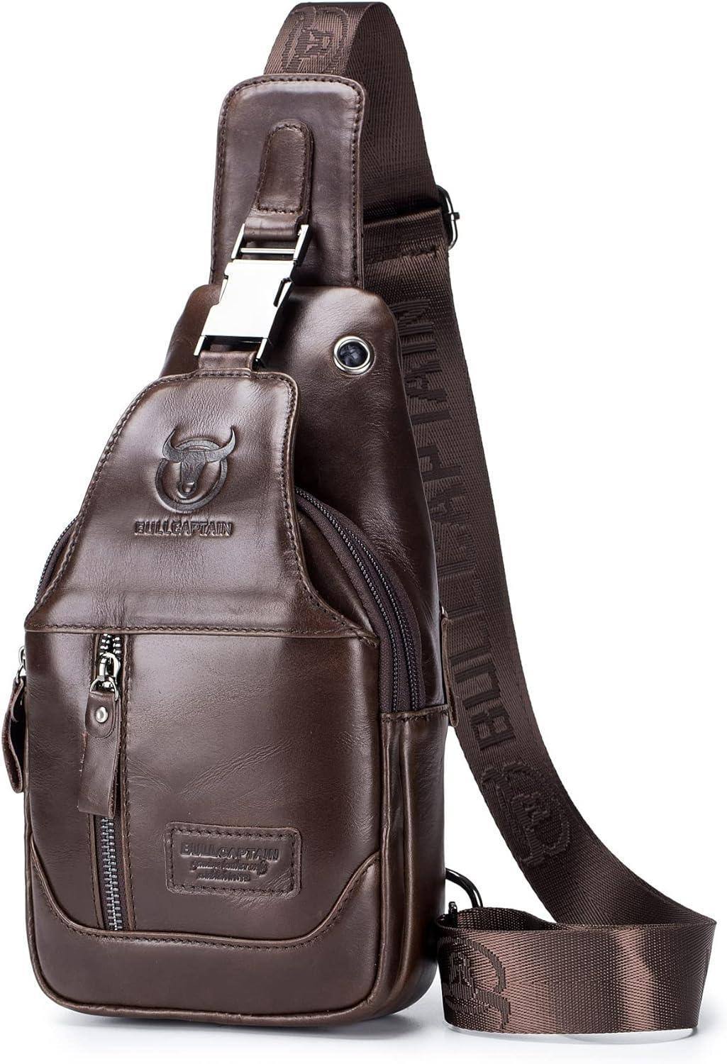 Men's Vegan Leather Sling – Refined Daily Carry