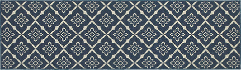 Meridian Indoor / Outdoor Rug - Navy / Off-White