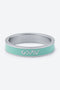 Mint Enamel Highs and Lows Ring