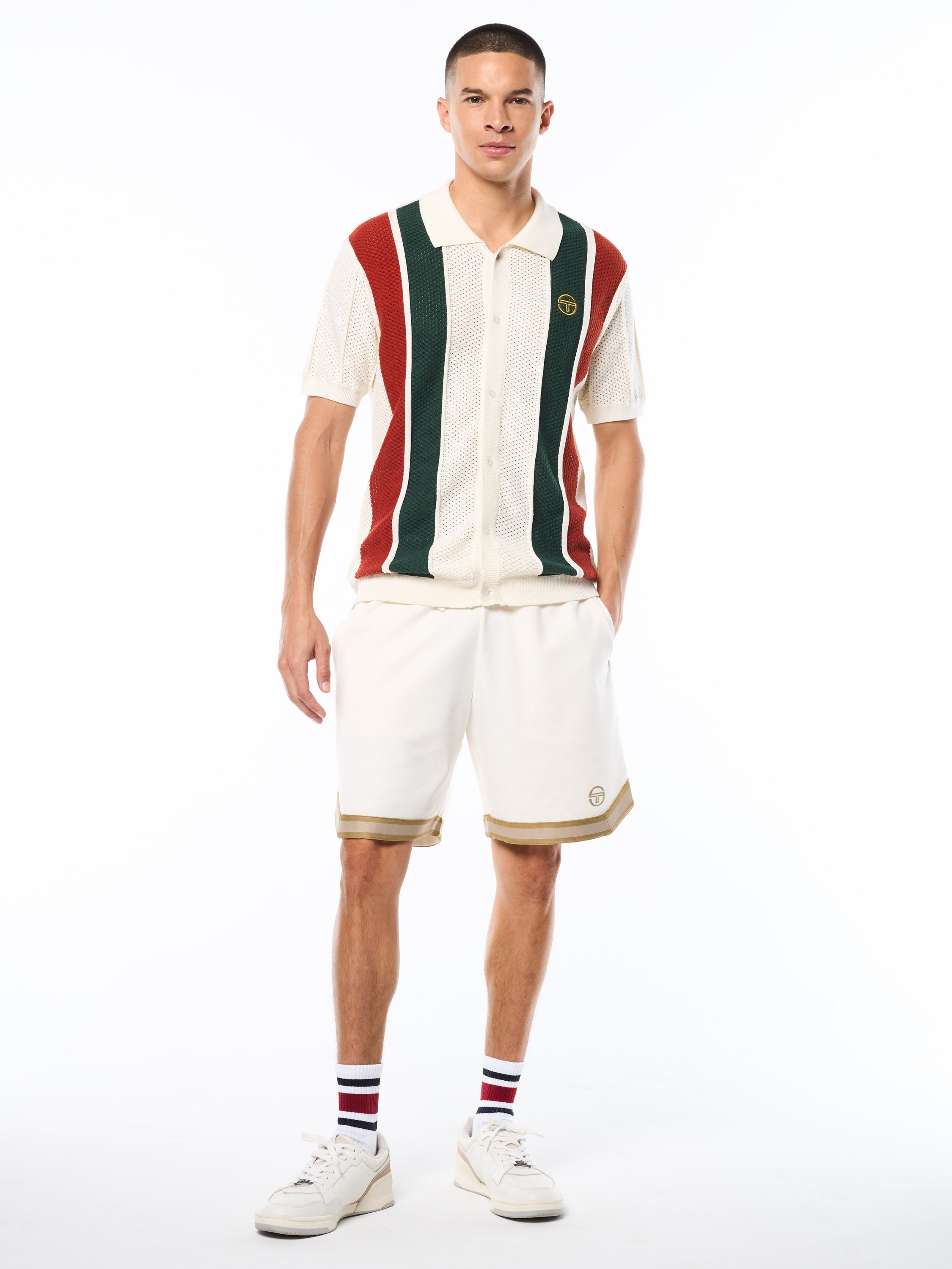 Montell Knit Polo-Gardenia