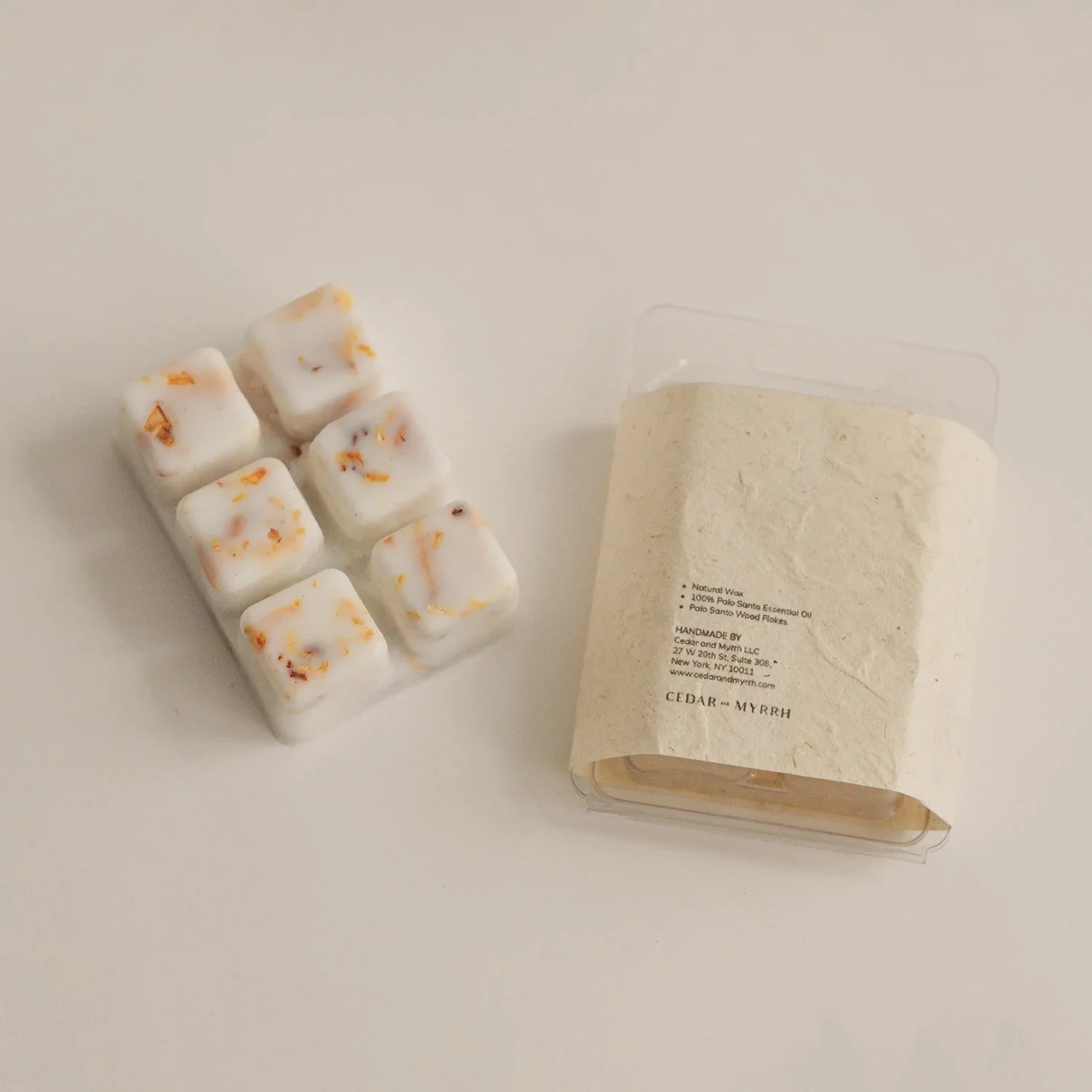 Natural Palo Santo Scented Wax Melts | 6 Cubes