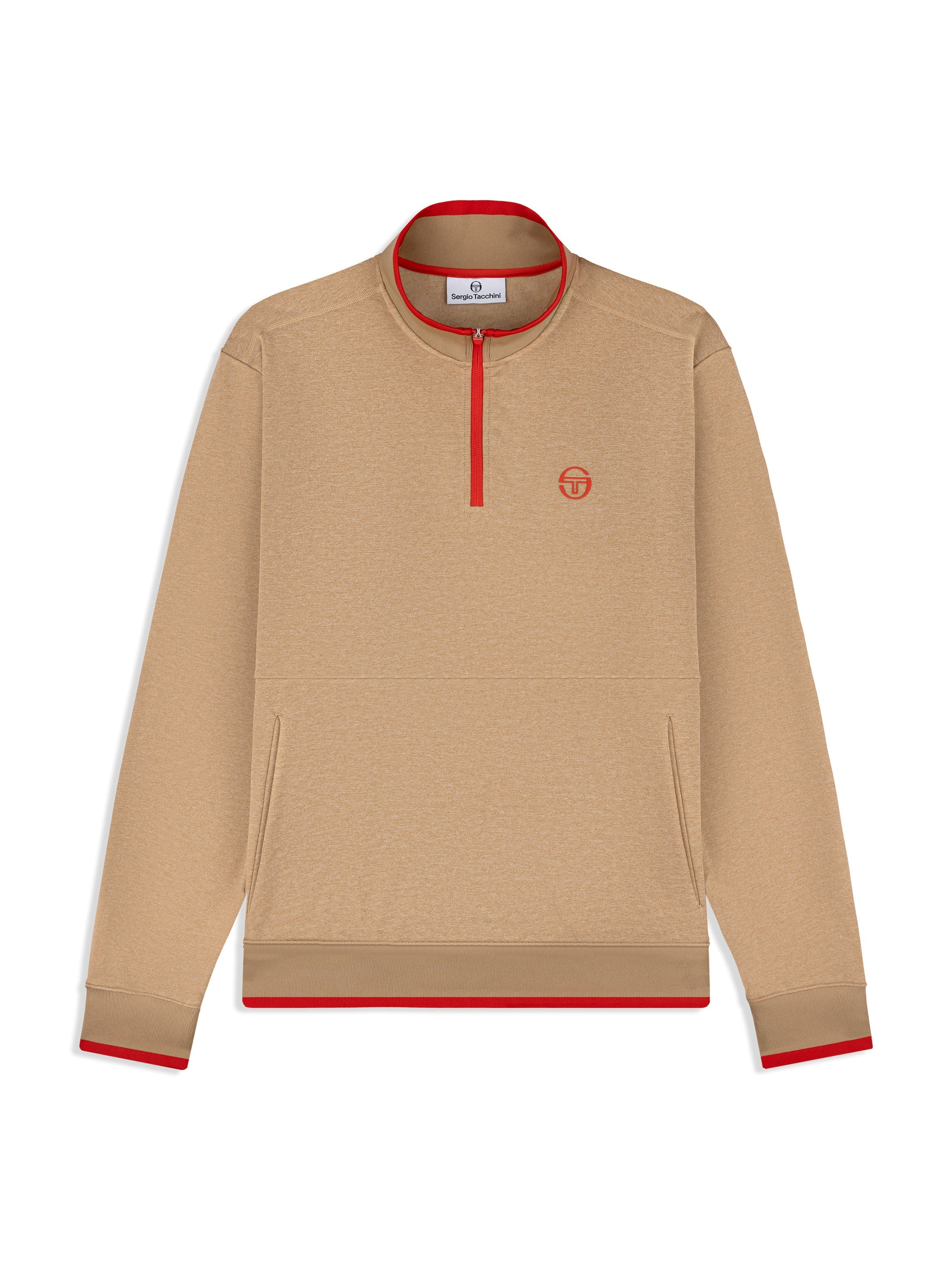 Nuvola Quarter Zip- Bronze Brown