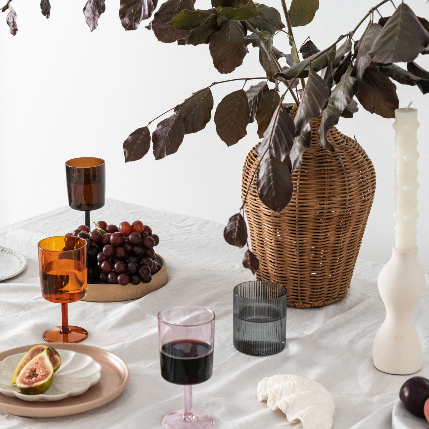 Offwhite Linen Table Cloth