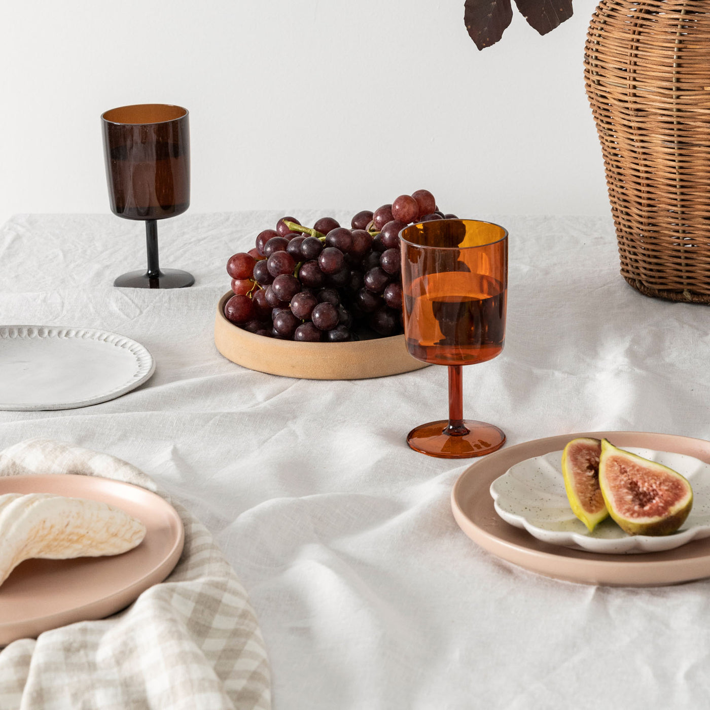 Offwhite Linen Table Cloth