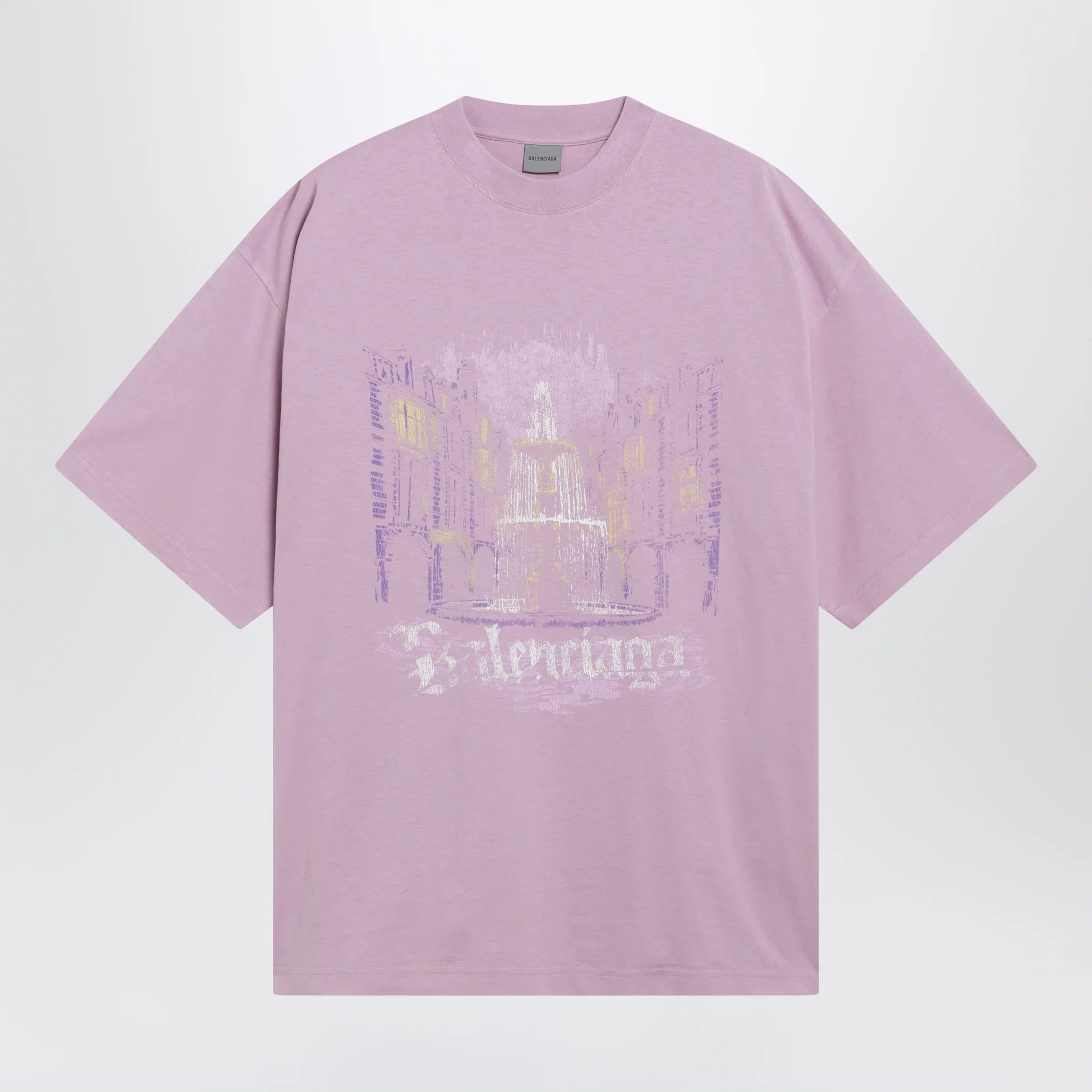 Old Pink Cotton T-Shirt for Everyday Comfort