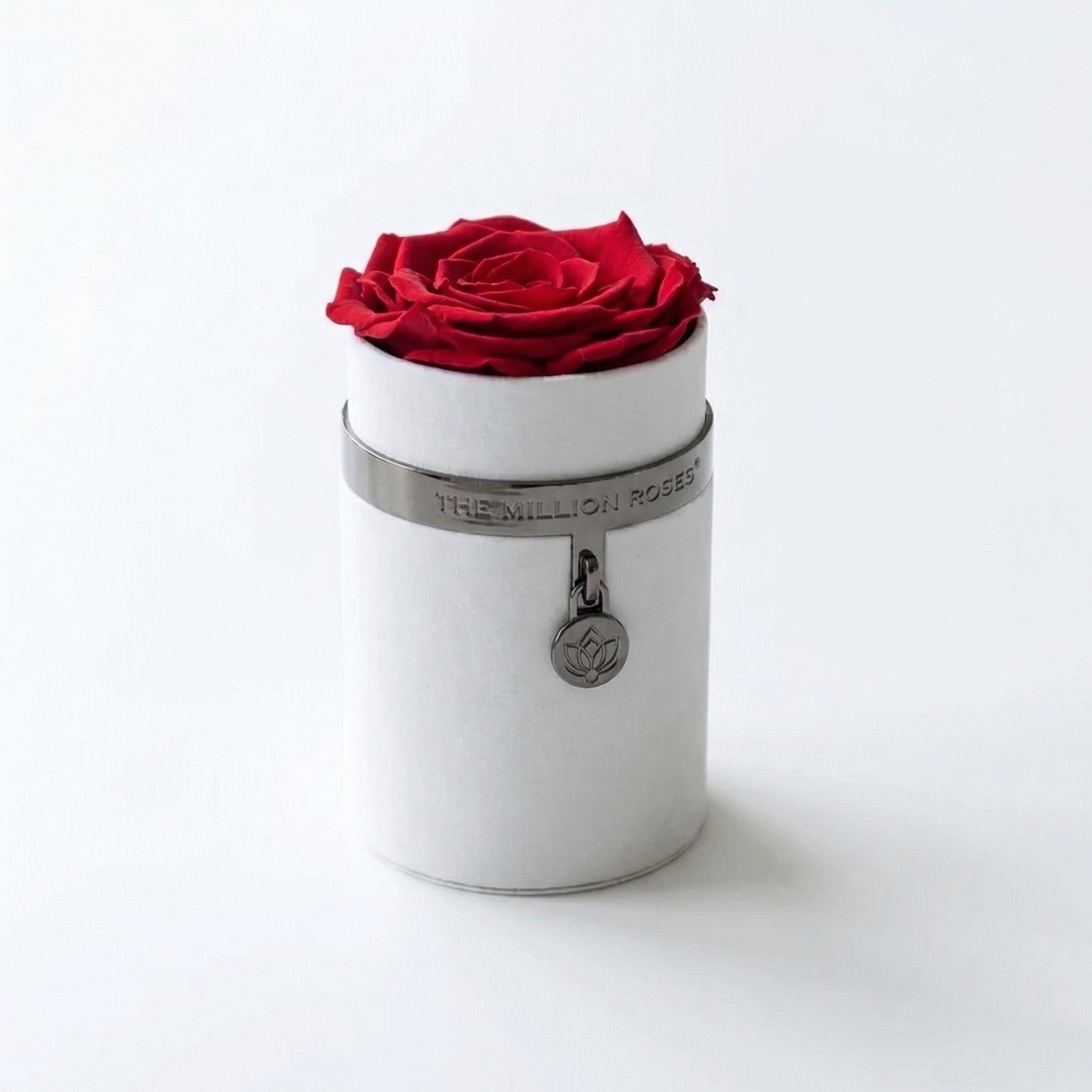 One in a Million™ Round White Box | Charm Edition | Red Rose